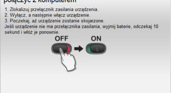 Parowanie bezprzewodowego odbiornika Logitech z myszką/klawiaturą